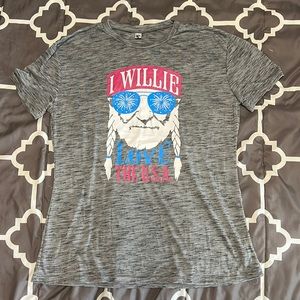 NWOT I Willie love the USA T-shirt